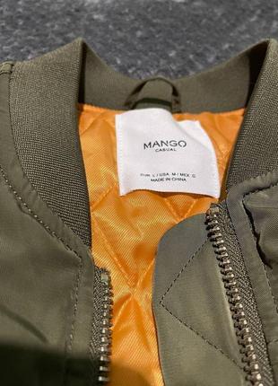 Куртка-бомбер від mango, колекція casual4 фото