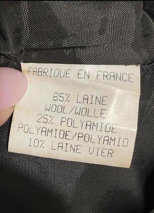 Франция винтажная теплая шерстяная длинная юбка макси в клетку из шерсти2 фото