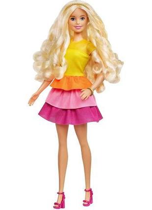 Лялька барбі розкішні локони barbie ultimate curls doll, blonde mattel (gbk24)5 фото