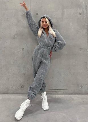 Теплый комбинезон тедди