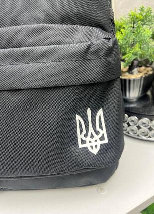 Стильный черный практичный вместительный рюкзак унисекс3 фото