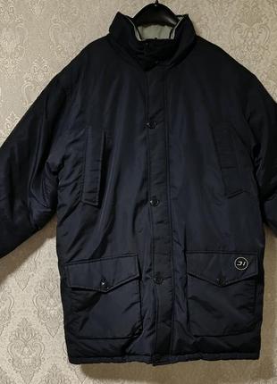 Куртка -пуховик,пальто объемная down impact зимняя двусторонняя l- xl7 фото