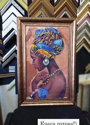 Картина ручной работы "африканская грация"