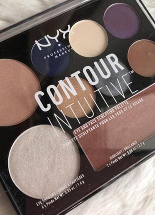 Палетка nyx professional makeup intuitive palette палітра для макіяжу3 фото