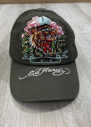 Жіноча кепка ed hardy1 фото