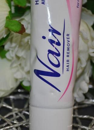 Крем для депіляції nair hair removal cream 100 ml з маслом з насіння льону3 фото