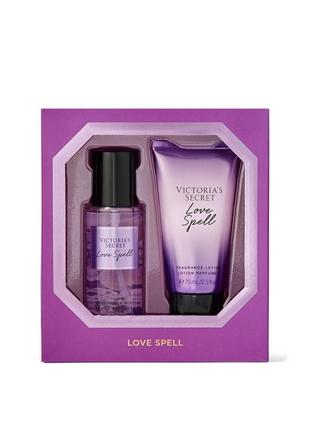 Подарочный набор love spell victoria’s secret duo set gift box.1 фото