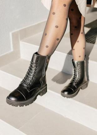 Жіночі черевики черевики  boot tractor fur black  зима / smb