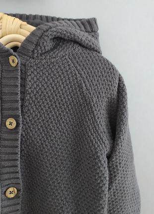 Вязаный кардиган, свитер, кофта для мальчика 2-3 года2 фото