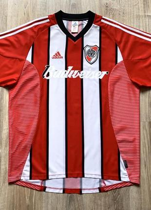 Мужская редкая винтажная футбольная джерси adidas river plate carp 20022 фото