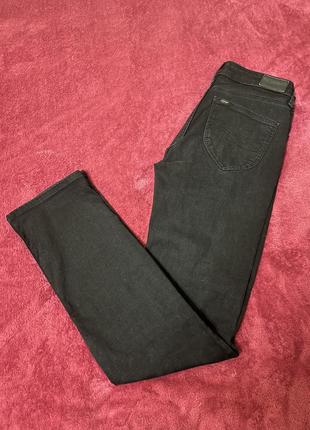 Lee marion straight преміум джинси жіночі прямі чорні р. w29 l338 фото