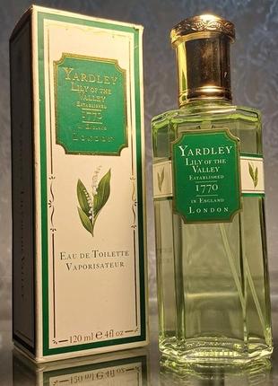 Винтажная туалетка yardley lily of the valley 120мл