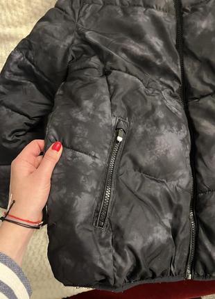 Зимняя двусторонняя курточка c&amp;a на мальчика 11-12 лет 158 см рост3 фото