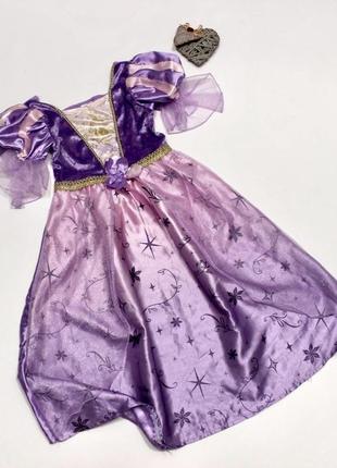 Карнавальное платье, платье рапунцель на 3-4 года1 фото