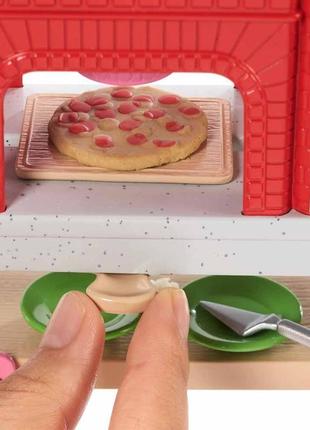 Лялька barbie pizza chef fhr09 кукла барби пицца шеф пиццерия блондинка mattel4 фото