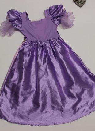 Карнавальное платье, платье рапунцель на 3-4 года4 фото