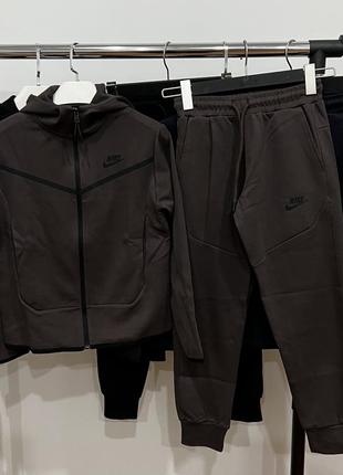 Детский подростковый спортивный костюм nike tech fleece р134-1644 фото