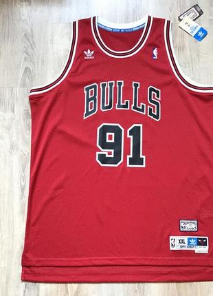 Колекційна баскетбольна джерсі adidas chicago bulls1 фото