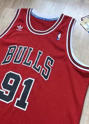 Коллекционная баскетбольная джерси adidas chicago bulls3 фото