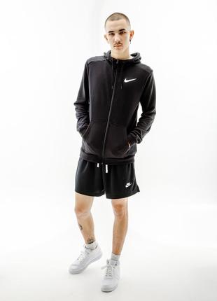 Мужская толстовка nike m nk dry hoodie fz fleece черный xl (7dcj4317-010 xl)5 фото