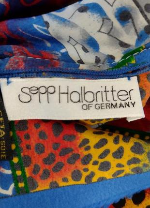 Sepp halbritter  100% двойной шелковый шарф-кашне3 фото
