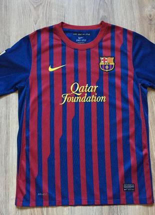 Подростковая футбольная футболка джерси nike fc barcelona