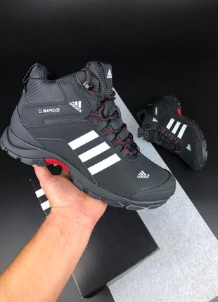 Зимові чоловічі кросівки neo adidas climaproof / кросівки чоловічі зимові neo adidas climaproof / шикарні чоловічі черевики на хутрі