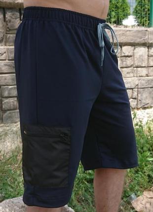 Мужские удлиненные трикотажные шорты tailer (2053)5 фото