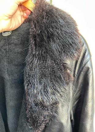 Натуральная дубленка, кожаная куртка. большой размер7 фото