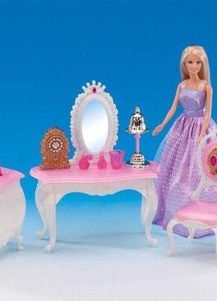(кукла не входит) мебель для кукол «gloria» комната принцессы - трюмо (1208)1 фото