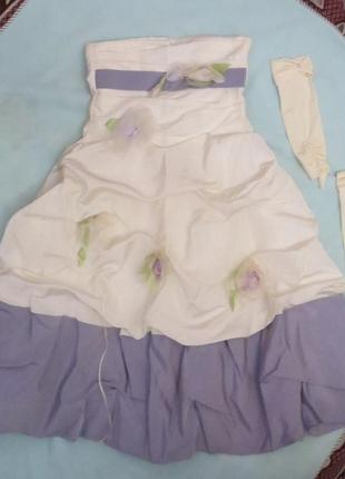 Платье сукня бальное нарядное на девочку 10-15лет