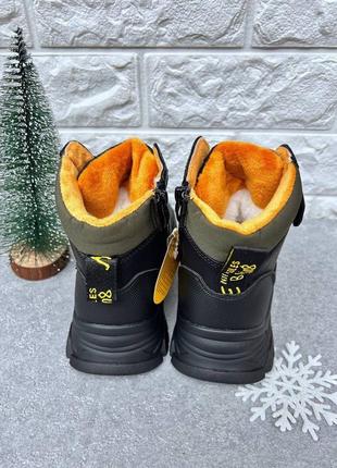 Зимові ботинки для хлопчика4 фото