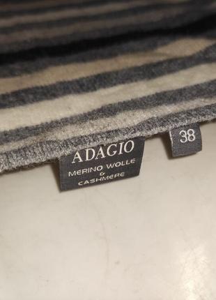 Adagio пуловер кофта жіноча шерсть мериноса кашемір 38 44 463 фото