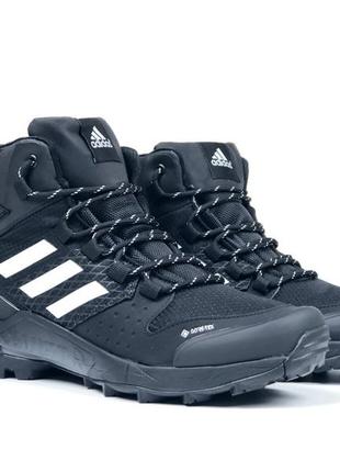 Чоловічі зимові кросівки adidas адідас climaproof високі / зимние мужские кроссовки adidas climaproof black/white3 фото