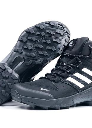 Чоловічі зимові кросівки adidas адідас climaproof високі / зимние мужские кроссовки adidas climaproof black/white2 фото