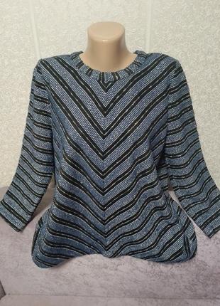 Свитер кофта с люрексом