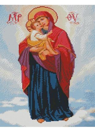 Алмазная мозаика на подрамнике августовская божья матерь 40х50 см fa40820