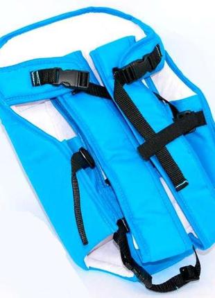 Гр рюкзак-кенгуру №6 (1) сидячи, колір блакитний. призначений для дітей з тримісячного віку