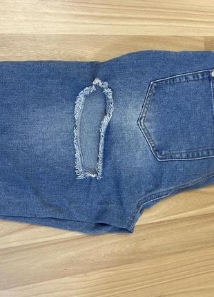Мом джинси з розрізами8 фото