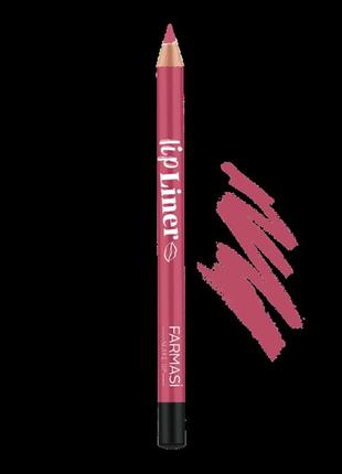 Карандаш деревянный для губ lip liner 220 персиковый make up farmasi 1.14 г