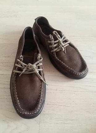 Кожанные мокасины