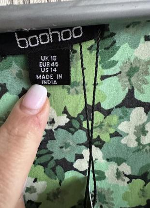 💚💚💚сочное брендовое платье, туника boohoo. батал5 фото