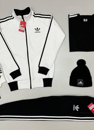 Костюм adidas зима: світшот  штани 2 пари шкарпетки у 🎁9 фото