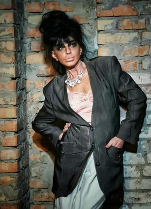 Винтажный пиджак в ретро стиле шерстяной с вискозой munics винтаж