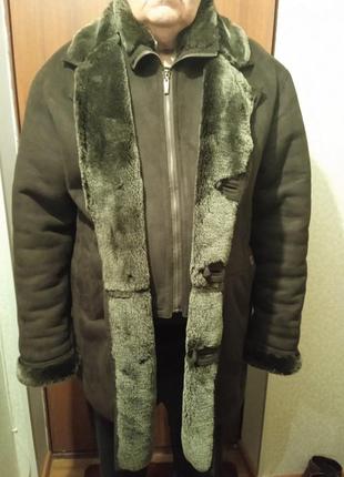 Мужская дубленка, зимняя куртка, большой размер2 фото