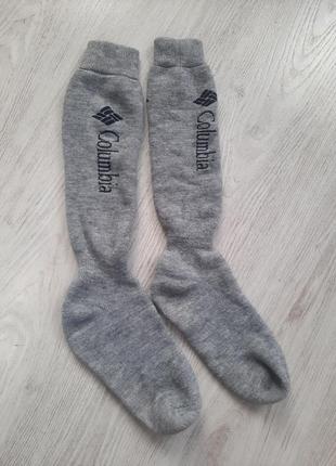 Термошкарпетки високі лижні шкарпетки гольфи шкарпетки columbia1 фото