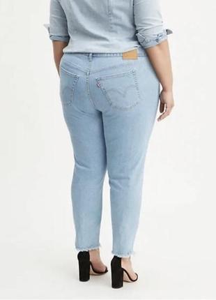 Женские джинсы levis wedgie skinny голубые брюки2 фото