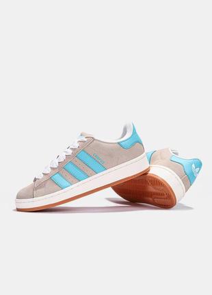 Кроссовки adidas campus 00s crystal white preloved blue wmns3 фото