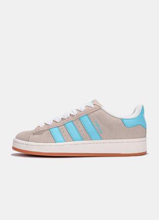 Кроссовки Afterburner adidas campus 00s crystal white preloved blue wmns
