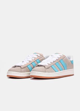 Кроссовки adidas campus 00s crystal white preloved blue wmns6 фото